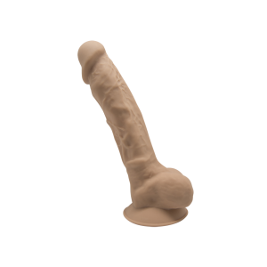 Dildo en Forma de Pene Caramelo 17,5 cm  