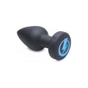 Plug anal vibrador de silicona con control remoto