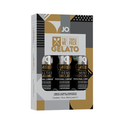 Pack con 3 Lubricantes Gelato de JO System