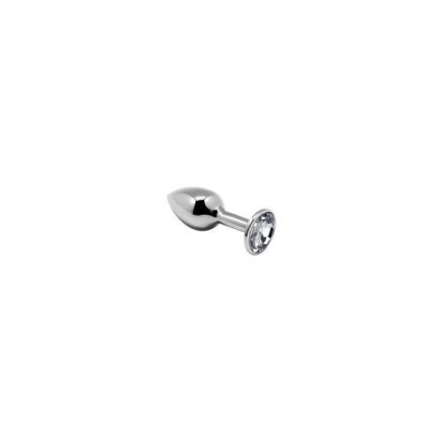 Mini Plug Anal de Metal Talla S Blanco