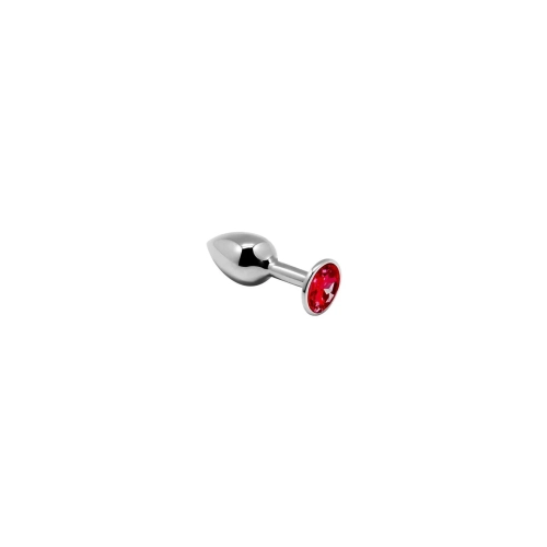 Mini Plug Anal de Metal Talla S Rojo