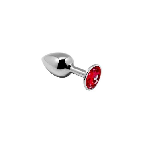 Mini Plug Anal de Metal Talla M Rojo