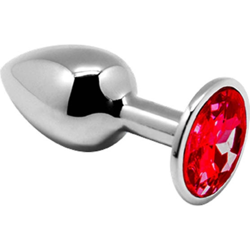 Mini Plug Anal de Metal Talla L Rojo