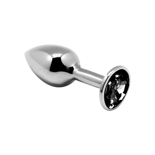 Mini Plug Anal de Metal Talla M Negro