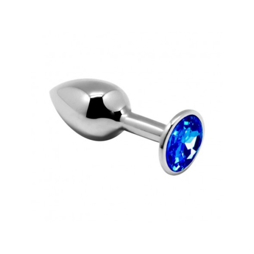 Mini Plug Anal de Metal Talla M Azul