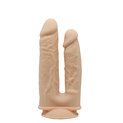 Didlo Vibrador Realista de Doble Penetración 