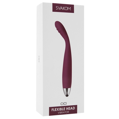 Vibrador con Cabeza Flexible Cici Violeta Svakom