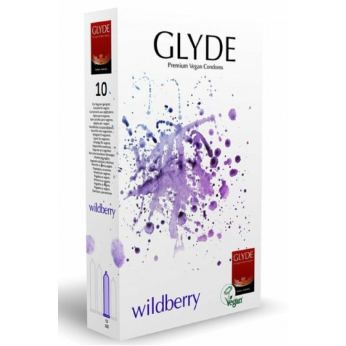 Preservativos Glyde Ultra Sabor a Mora