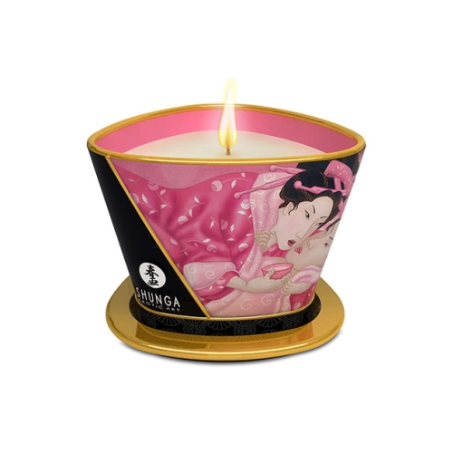 Vela de Masaje Shunga Rosas