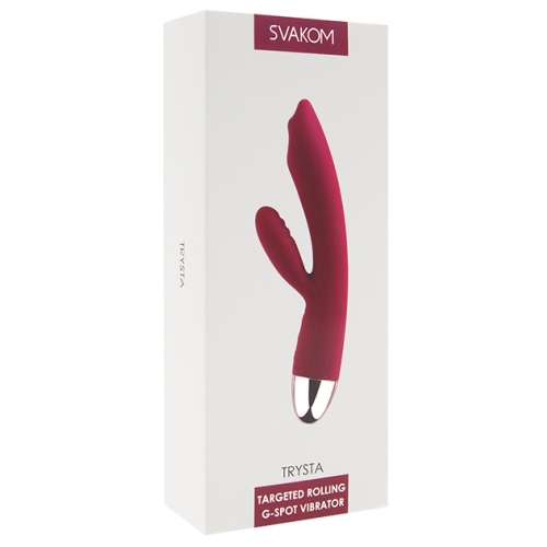 Conejo Vibrador Trysta Plum Rojo