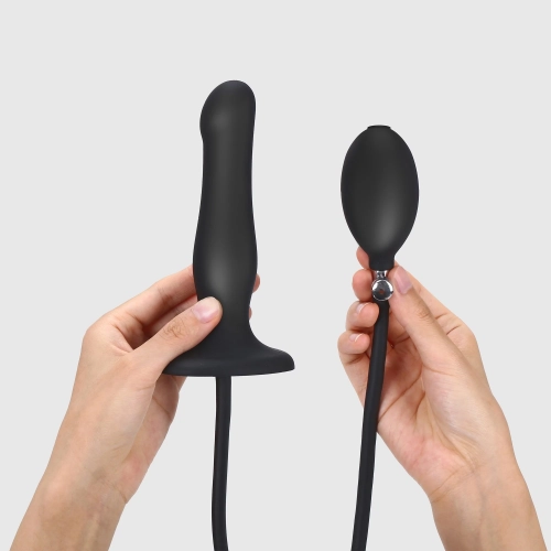 Dildo inflable Strap On Me Negro