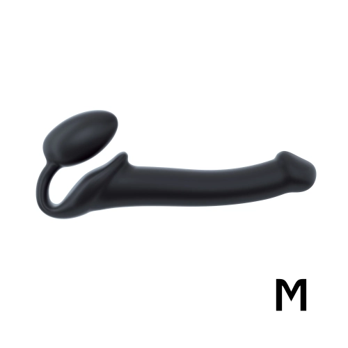 Dildo Semi Realista Flexible M Negro