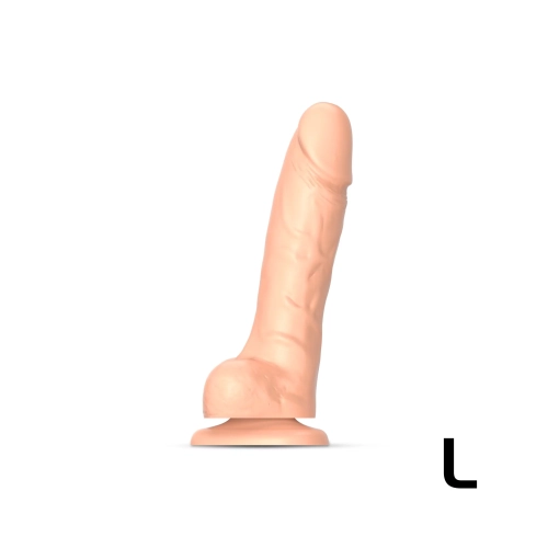 Pene Realista Sliding Skin Vainilla L