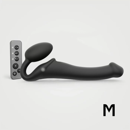 Vibrador Arnés doble 3 Motores Talla M Negro