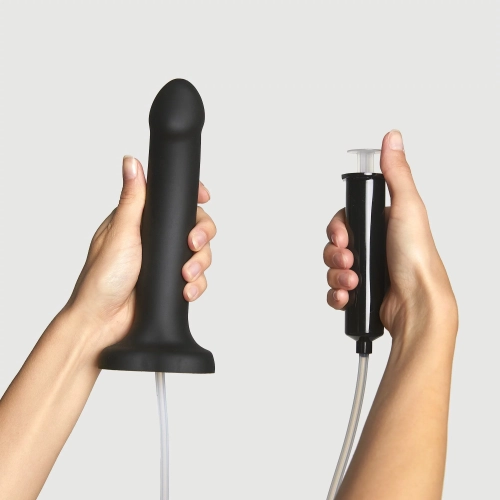 Dildo Eyaculador Semi-Realista Negro