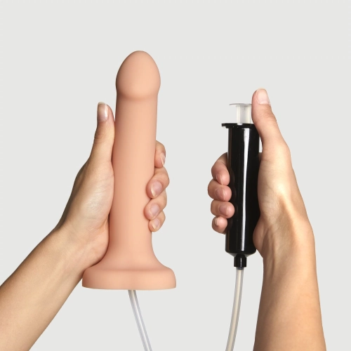 Dildo Eyaculador Semi-Realista Vainilla