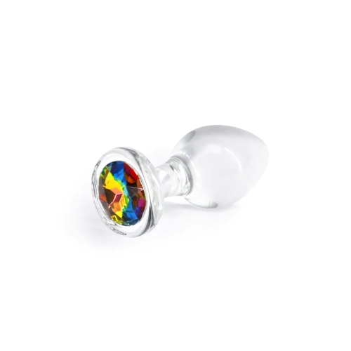 Plug Anal Crystal Arcoíris Medium