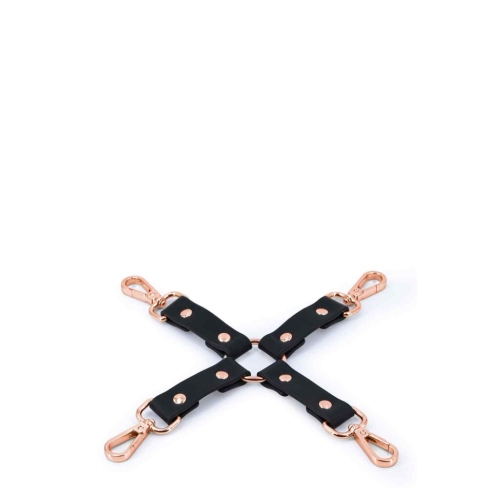 Arnés de pecho cruzado unisex negro