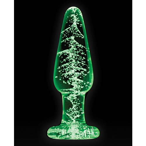 Plug Anal Mediano de Cristal Fluorescente 