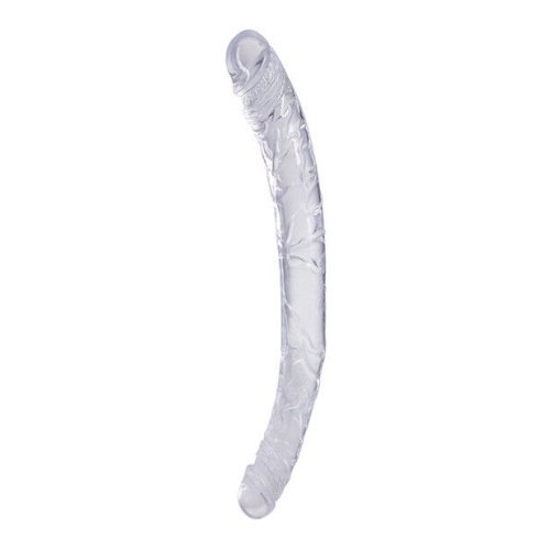 Doble Dildo de 33 cm Transparente