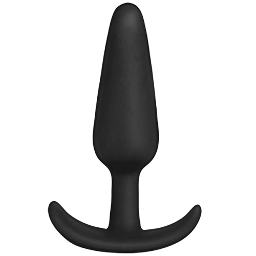 Plug Anal de Silicona 12 cm - Negro