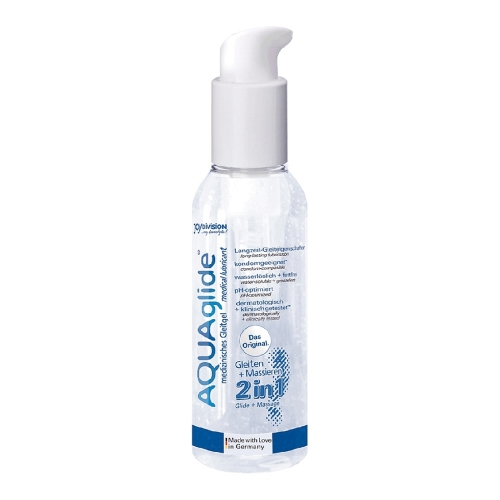 Lubricante Masaje AQUAglide neutro 2 en 1 de 125 ml