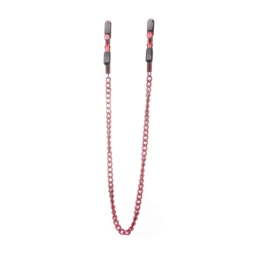 Pinzas para pezones ajustables - Rojo