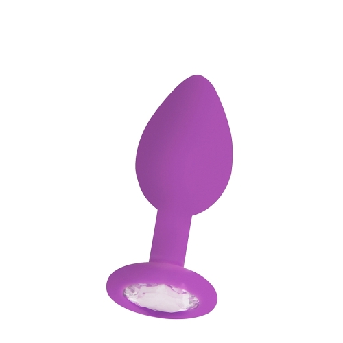 Plug Anal Violeta con Gema
