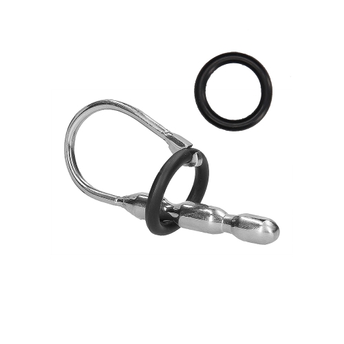 Sonda Uretral con Anillo Plug Metálico