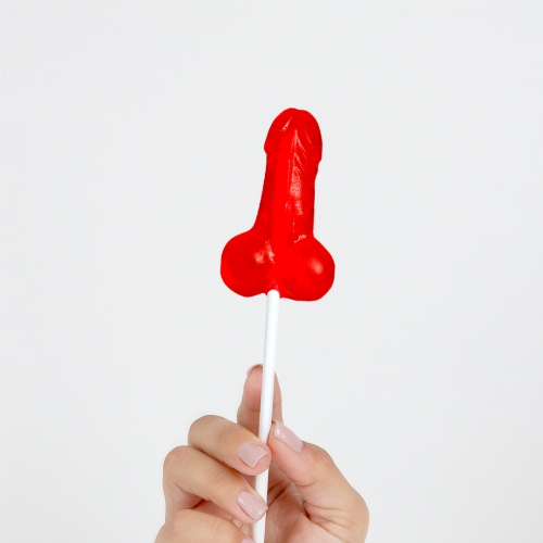 Piruleta Gominola Fresa Forma de Pene