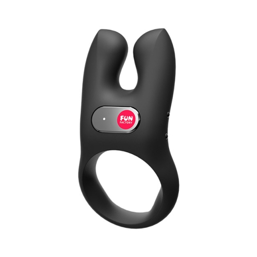 Anillo Vibrador Pene y Clítoris NOS Negro