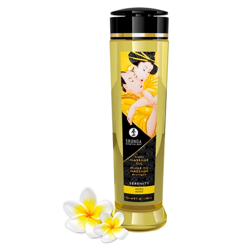 Shunga Massage Oil Serenity - Flor Monoï