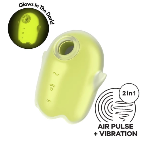 Glowing ghost green