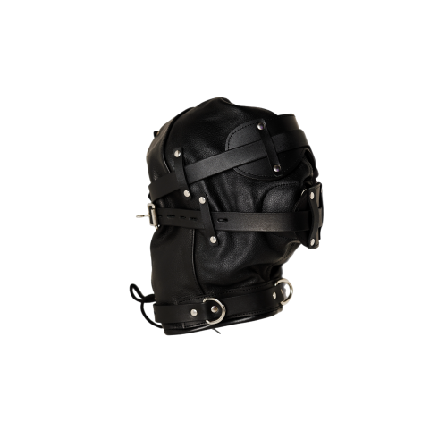 Máscara Cuero con Capucha BDSM