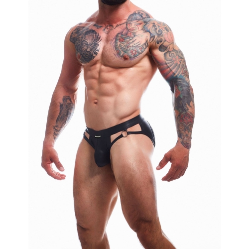 JockStrap Negro efecto Piel M