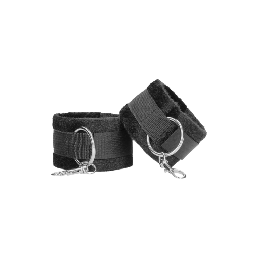 Muñequeras y Tobilleras Con Velcro - Ouch Black & White