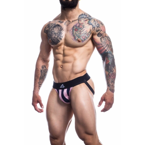 JOCKSTR4P de C4M - Rayas Rosadas L