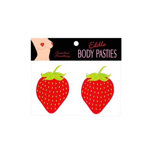 EDIBLE BODY PASTIES STRAWBERRY