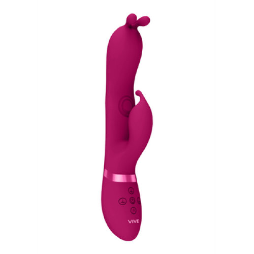 Gada - Vibrador Conejo con Triple Acción - Rosa