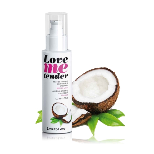 Aceite de Masaje Estimulante con Efecto Calor - Coco