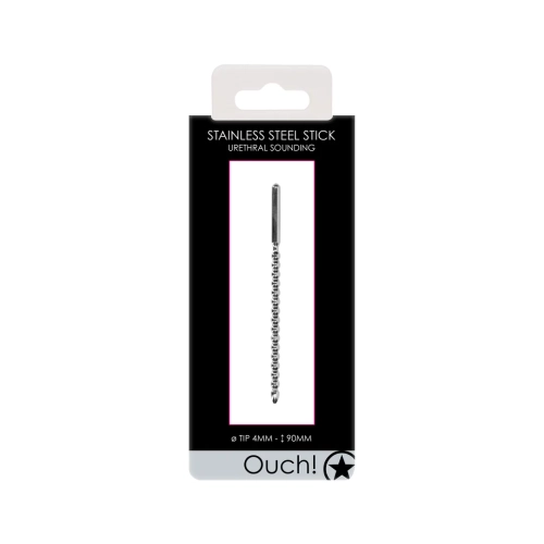 Metal Beginners Penis Plug - 0.2" / 4 mm