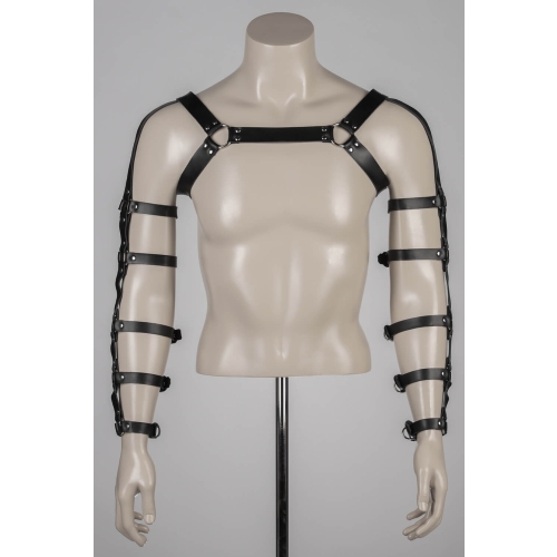 Leather Gladiator Harness Man - Hero