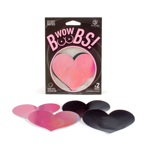 WOW BOOBS! Cubre Pezones Corazón